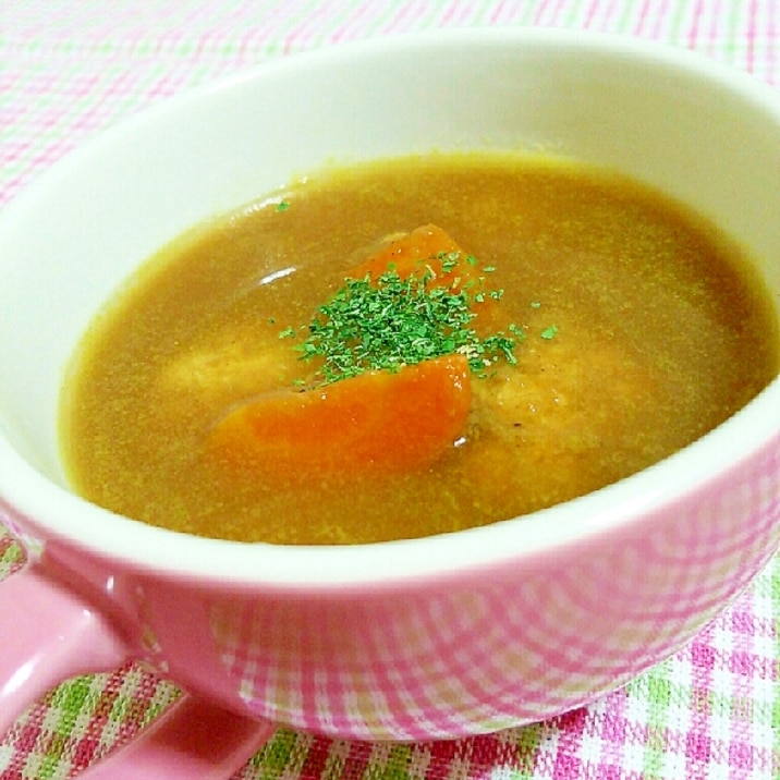 鍋のお掃除☆カレースープ